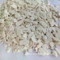 white calcium chloride flakes